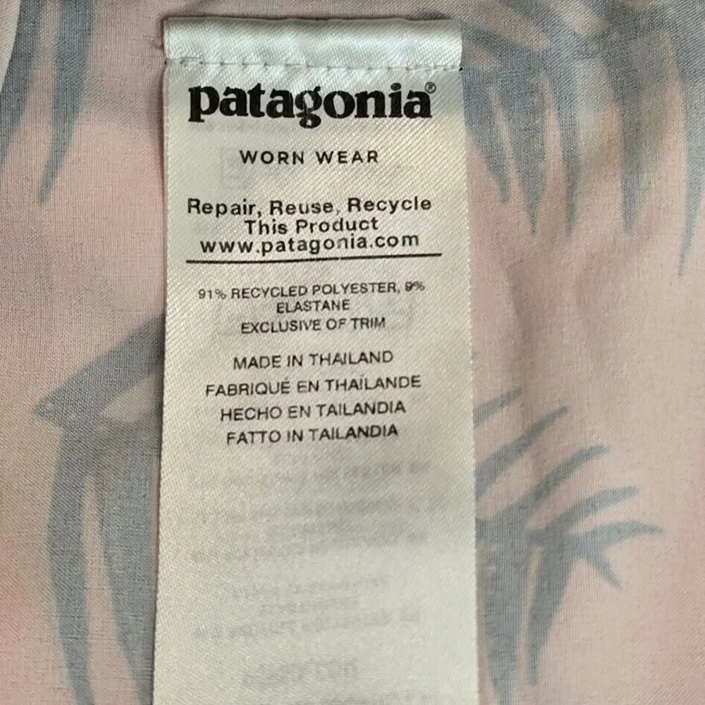 Patagonia Stretch Planing 19in Board Shorts Palms of Heart Sherbert Mens Size 38
